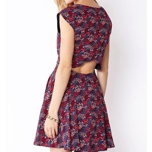 Floral Print Fit and Flair